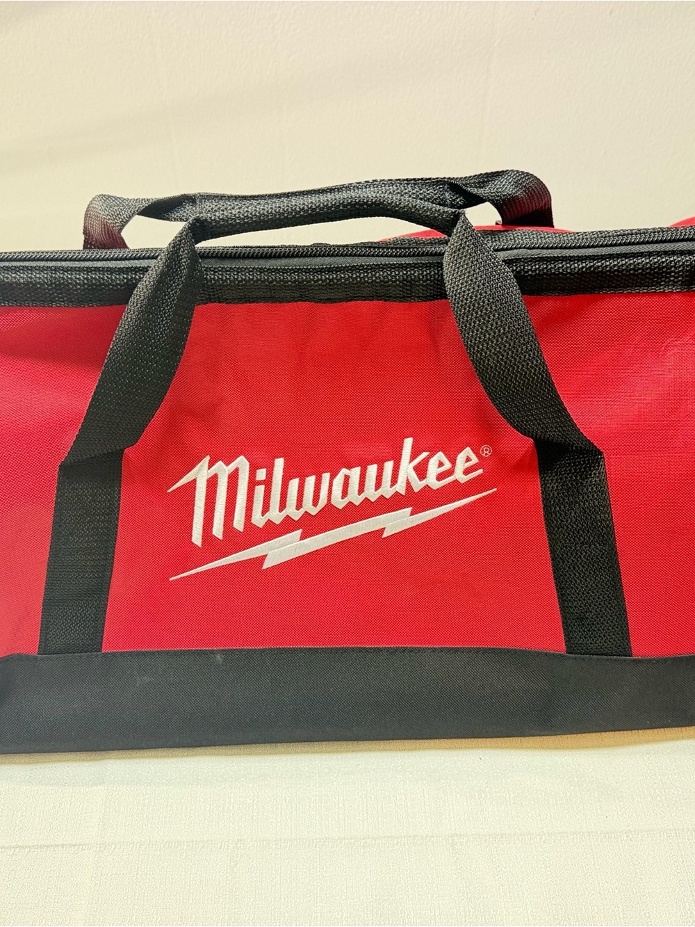Red and Black Tool Bag Tote